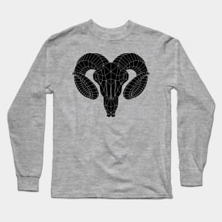 Goat Skull / Black version Long Sleeve T-Shirt